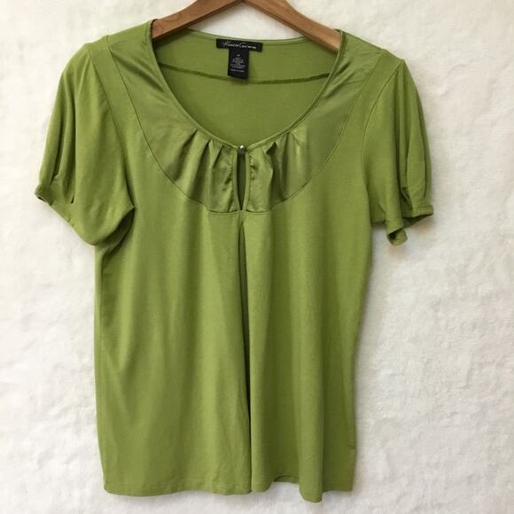 Kenneth Cole Green Short Sleeve Shirt - Picture 1 of 14